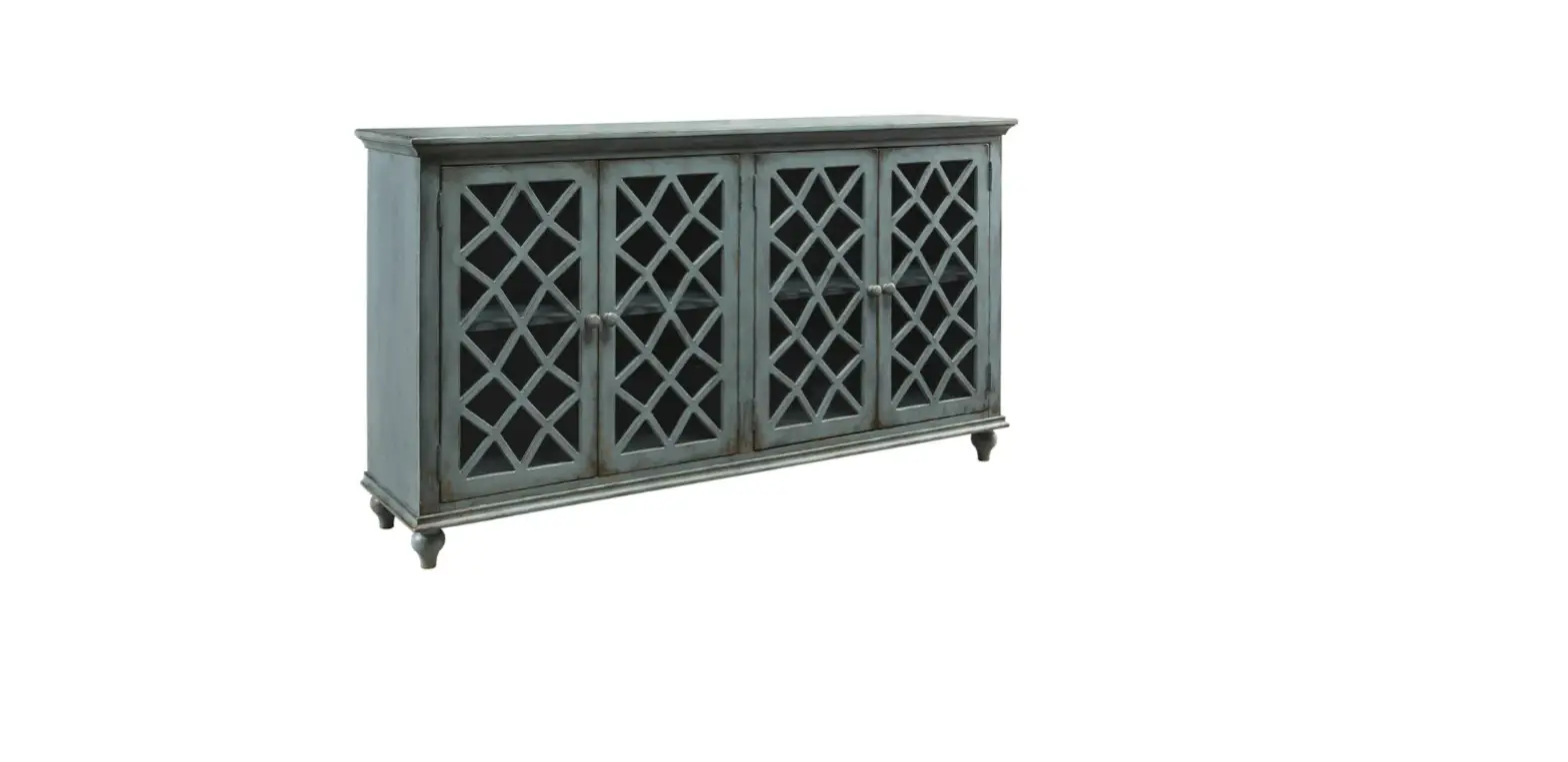 Ashley T505762 Mirimyn Door Accent Cabinet Antique Teal Instruction Manual