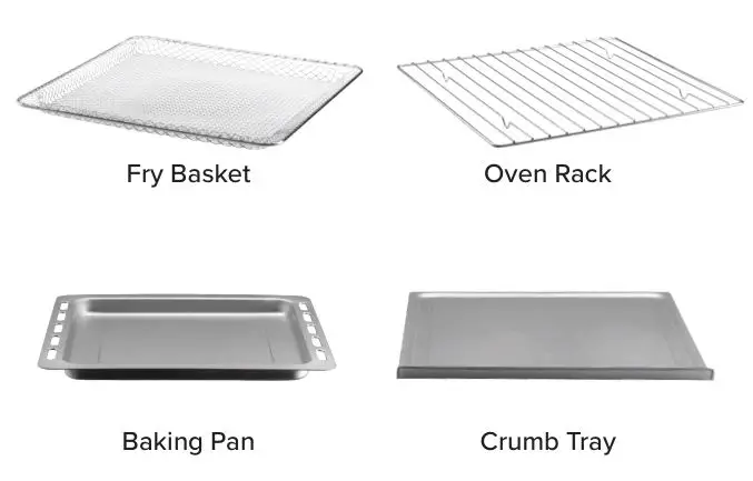 Gourmia Digital Air Fryer Oven GTF7900 - ACCESSORIES