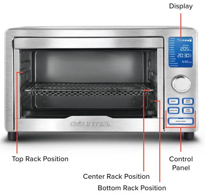 Gourmia Digital Air Fryer Oven GTF7900 - overview