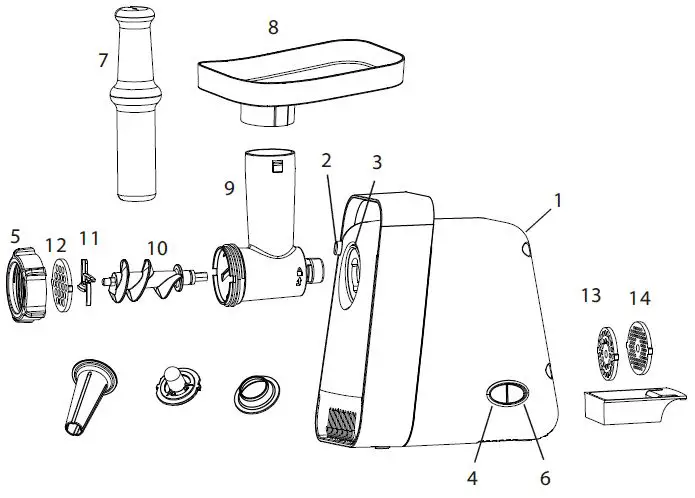 BLAUPUNKT-FMM301-Meat Mincer-1