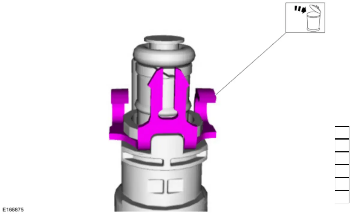 Ford 2018 Fuel Rail - clips
