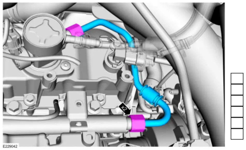 Ford 2018 Fuel Rail - fuel tube
