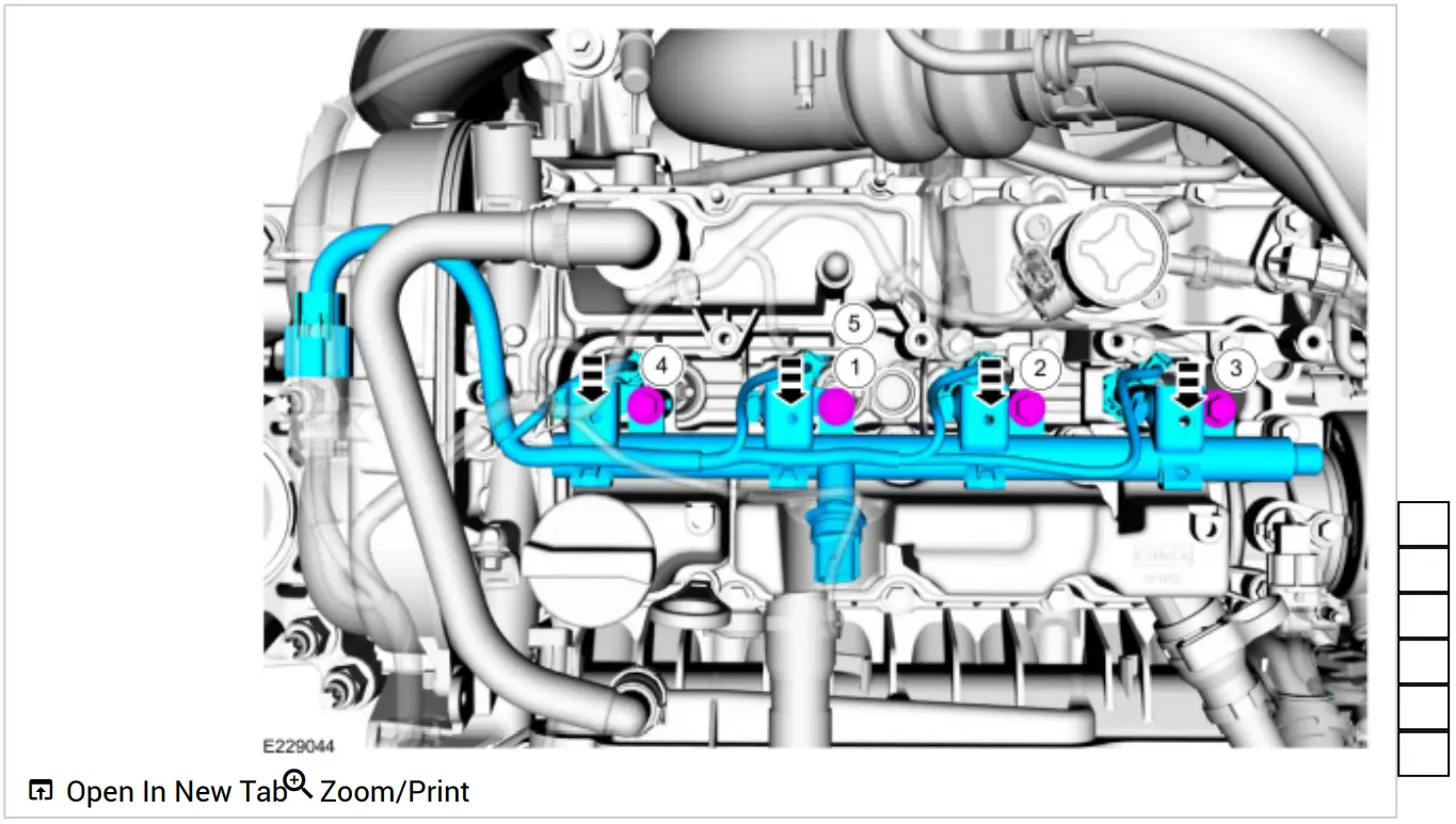 Ford 2018 Fuel Rail - rail bolts