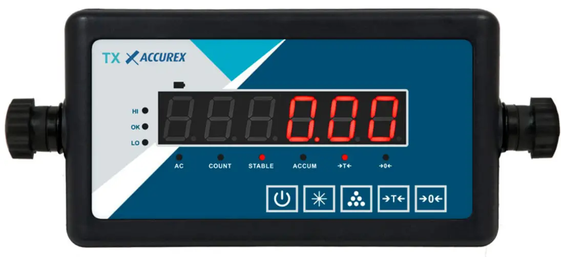 ACCUREX TX Series Weighing Indicators