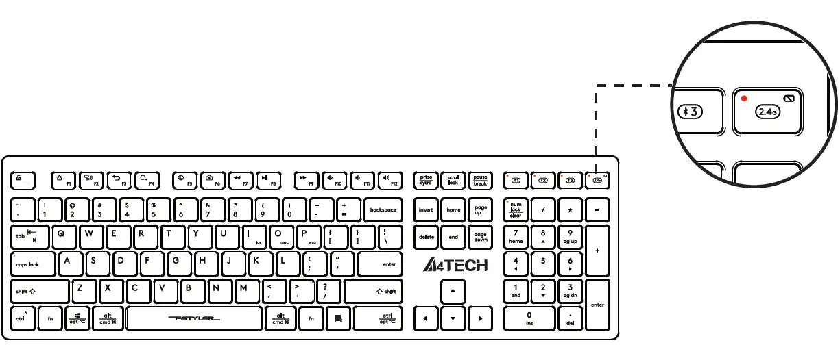 FSTYLER-FBX50C-Wireless-Keyboard-15