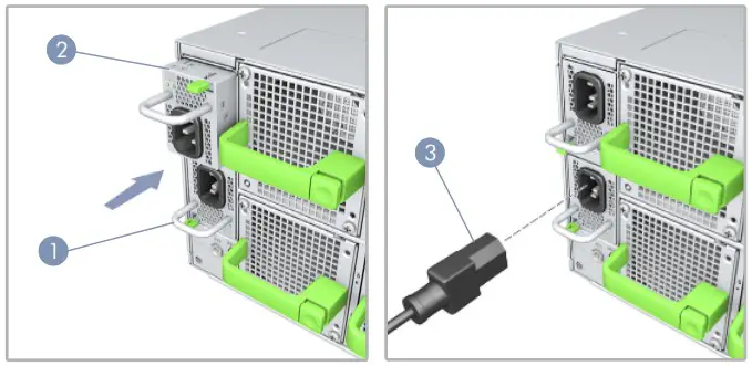 Edge corE Minipack AS8000 128 Port 100G Chassis Switch - Connect Power 1
