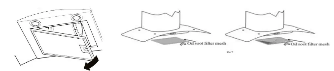 HOOVER HGM610NN Cooker Hood - rinse