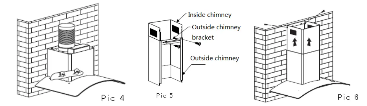 HOOVER HGM610NN Cooker Hood - screws