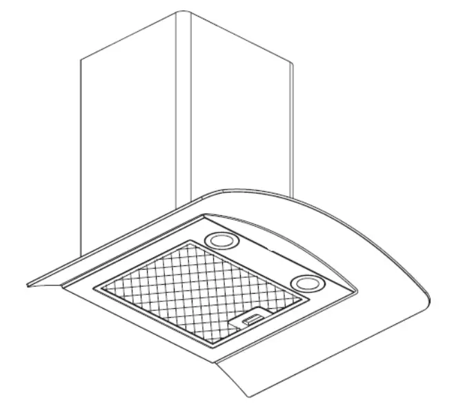 HOOVER HGM610NN Cooker Hood