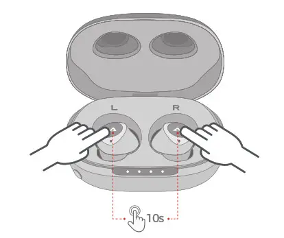 Mpow M20 True Wireless Earbuds BH344A - Reset