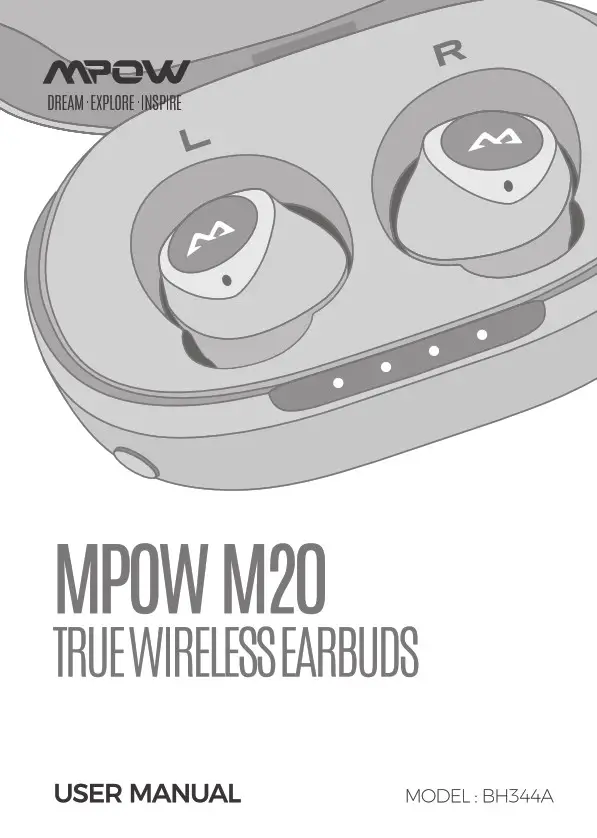 Mpow M20 True Wireless Earbuds BH344A