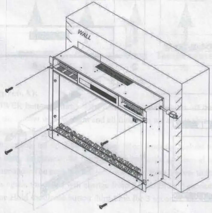 GREYSTONE F2655BCFW In-Flat Insert Electric Fireplace -2