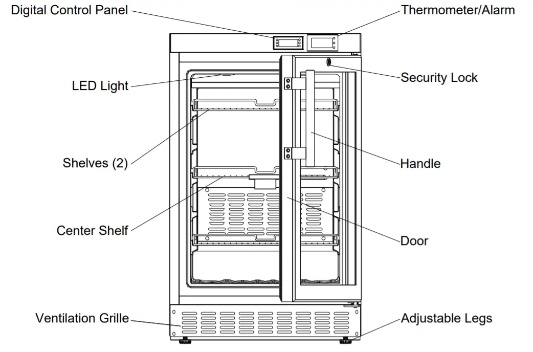 accucold ACR45L Frost-Free Refrigerator and Freezer -figure 3