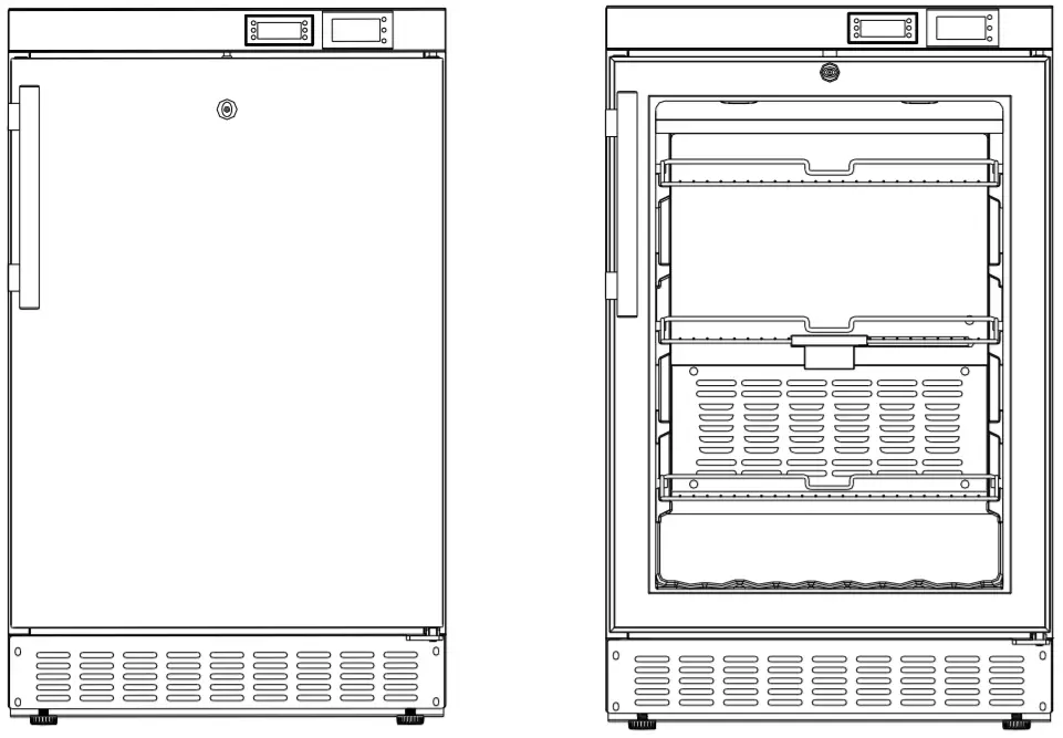 accucold ACR45L Frost-Free Refrigerator and Freezer -figure