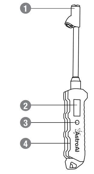 AstroAI ASITIRETRGA Heavy Duty Digital Gauge with Blacklight - FIGURE 1