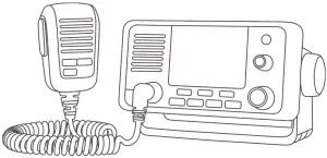 GARMIN Fixed Mount Radio with Plug and Play via NMEA 2000® network
