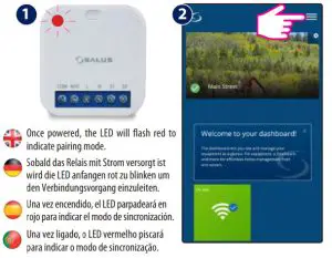 SALUS SR600 Smart Home Relay - Pairing Process
