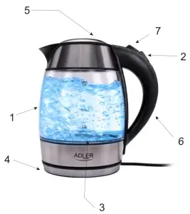 camry AD 1246 1 8 L Electric Kettle - fig4