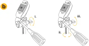 3-Way Swivel Pan Head