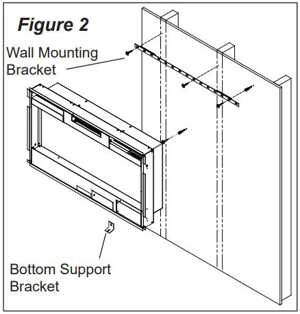Dimplex BLF3451-AU Prism Eelctric Fire 34 Inch Wall Mounted Owner's Manual - Figure 2