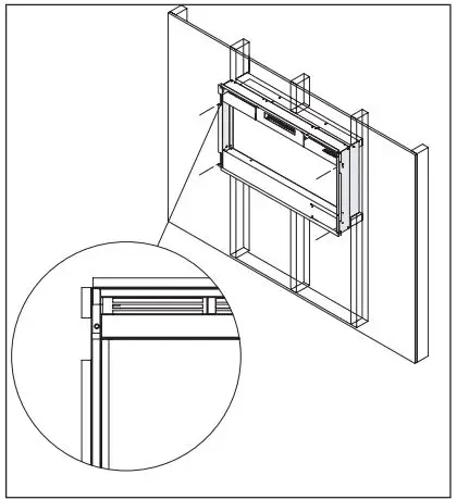 Dimplex BLF3451-AU Prism Eelctric Fire 34 Inch Wall Mounted Owner's Manual - Flush Mounted