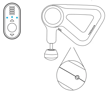 Therabody PRIME02 Hand Held Massager with Bluetooth Low Energy - Charging