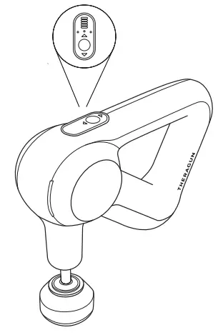 Therabody PRIME02 Hand Held Massager with Bluetooth Low Energy - Theragun Prime