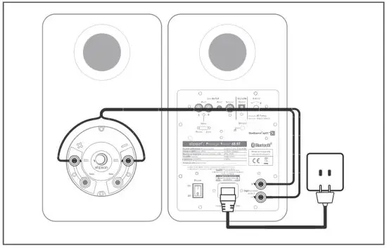 elipson PF6BBT Powered Bluetooth Speaker - speaker