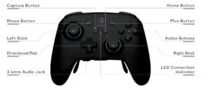 Nintendo Switch Fusion Pro Wireless Controller