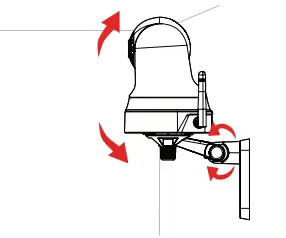 D-Link Full HD Pan Tilt Wifi bracket a