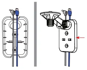 D-Link Full HD Pan Tilt Wifi concealed behind