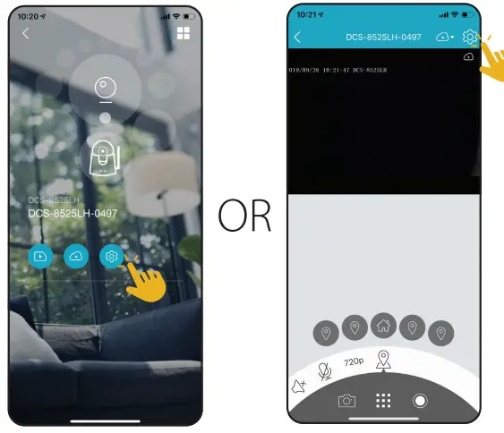 D-Link Full HD Pan Tilt Wifi configure your camera