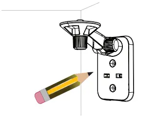 D-Link Full HD Pan Tilt Wifi mark the holes