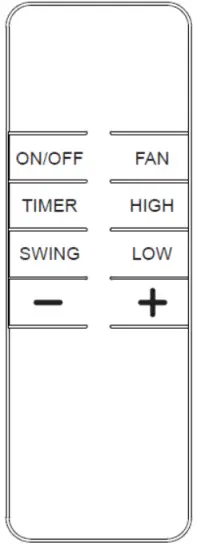anko ABH100 Bladeless Ceramic Fan Heater Remote Control