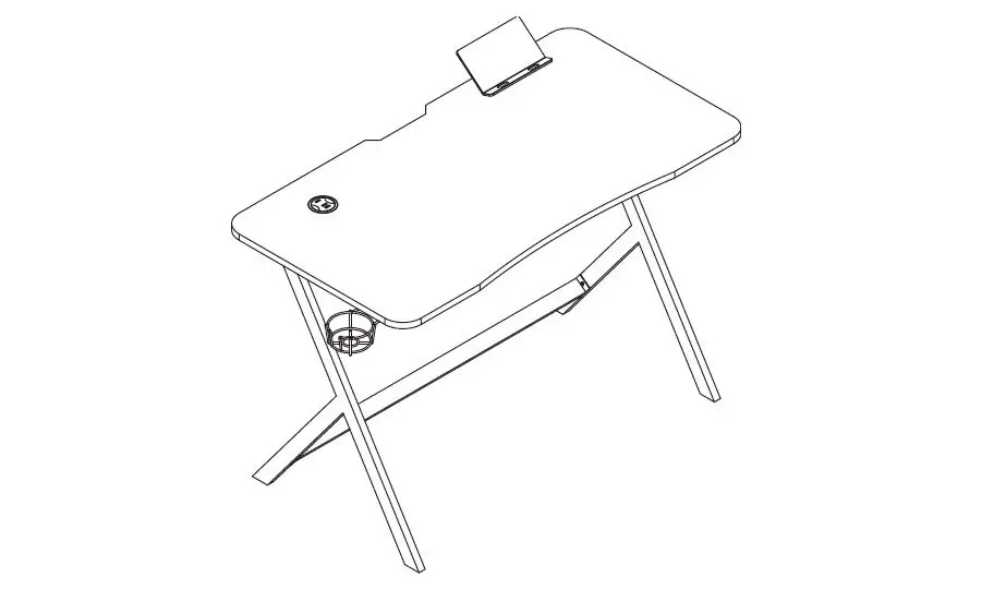 Atlantic 33906167 Freestorm Gaming Desk Instruction Manual Atlantic 33906167 Freestorm Gaming Desk Instruction Manual