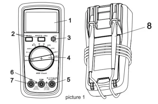 UNI-T UT136B Digital Multimeter - picture 1