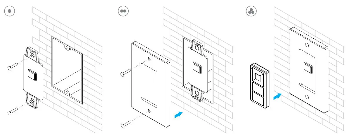 sunricher-sr-sb9001k5-dim rf+bluetooth-us-size-single-color-remote-FIG4