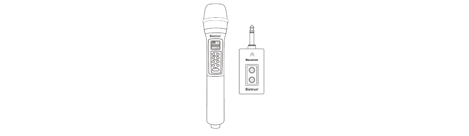 Bietrun Wxm09 Wireless Uhf Microphone User Manual Bietrun Wxm09 Wireless Uhf Microphone User Manual