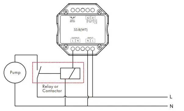 HEB LIGHTING SS B Wi Fi and RF Smart AC Switch - Wiring diagram 2
