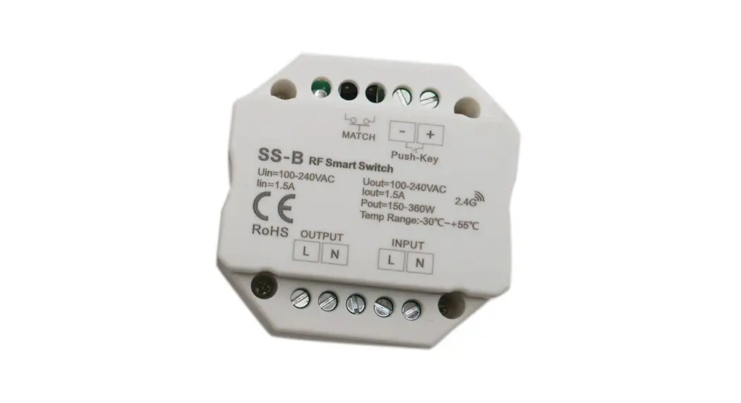 Heb Lighting Ss-b Wi-fi And Rf Smart Ac Switch Instruction Manual Heb Lighting Ss-b Wi-fi And Rf Smart Ac Switch Instruction Manual