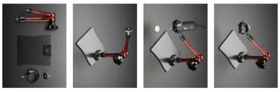 adafruit 969 Articulated Arm Stand for USB Microscope - fig