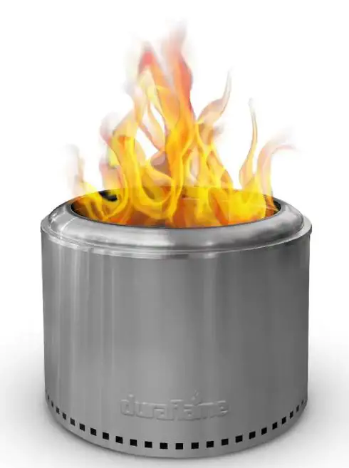 duraflame DUFL19HD 19 Inch Stainless Steel Low Smoke Fire Pit PRODUCT