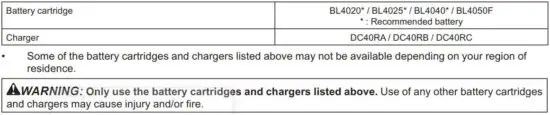FIG 35 Applicable battery cartridge and charger.JPG