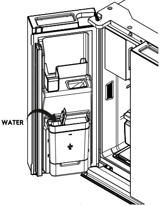 Refilling the water tank
