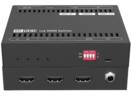 WOLFPACK HDTVSUH2E8K 8K 1x2 HDMI Splitter-fig1