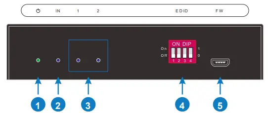 WOLFPACK HDTVSUH2E8K 8K 1x2 HDMI Splitter-fig2