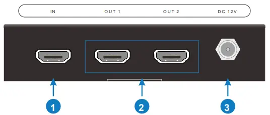 WOLFPACK HDTVSUH2E8K 8K 1x2 HDMI Splitter-fig3