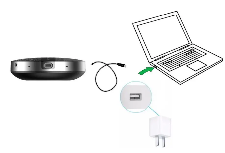 infobit-M400-iSpeaker-USB-Conference-Speakerphone-Supports-Cascading-4