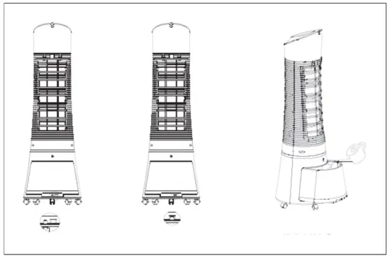 KLARSTEIN 10040205 Skyscraper Ice Smart 4 in 1 Air Cooler & Fan - water tank