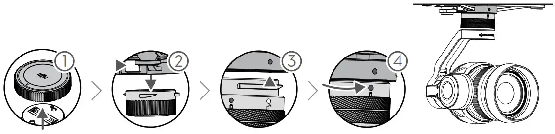 ZENMUSE Lens Kit Mounging The
